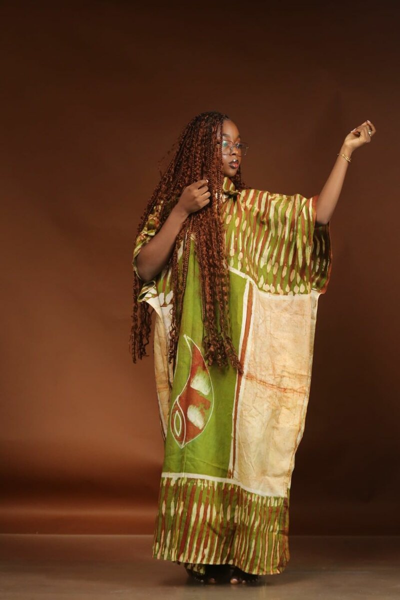 Robe Caftan Ethnique Élégant