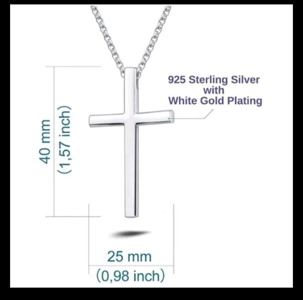 Collier Croix en Argent 925