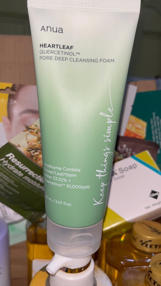 Anua heart-leaf deep pores cleanser