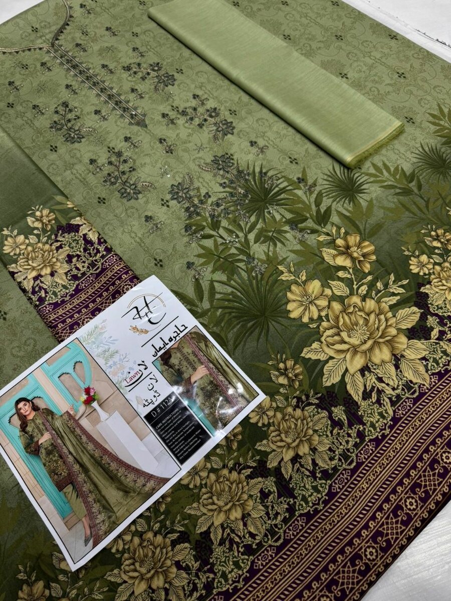 Rijaz Fashion Embroidery Lawn