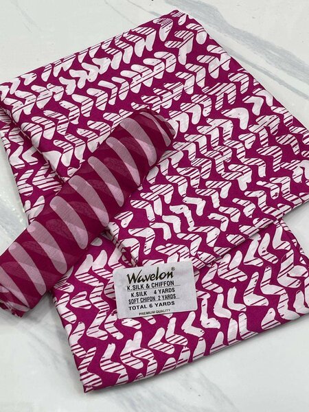 Tissu Lurex Soie et Chiffon