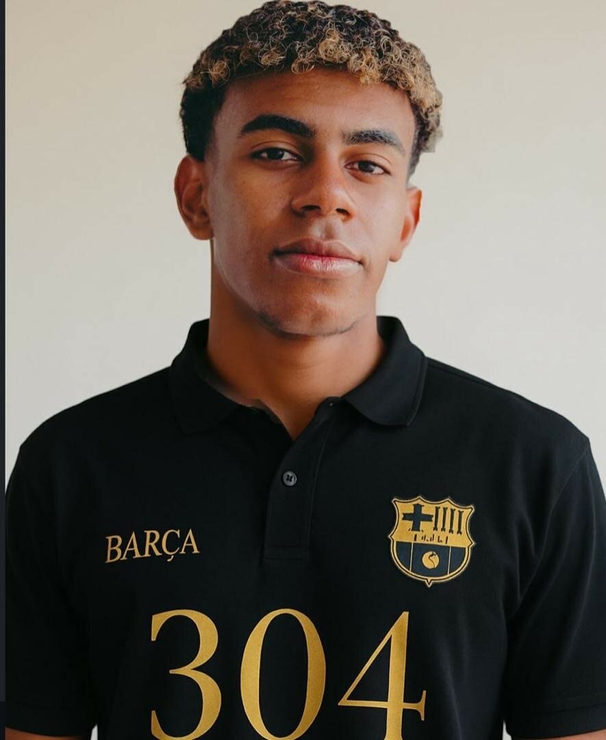 Polo noir Barça 304