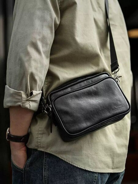 Sacoche homme en cuir élégante