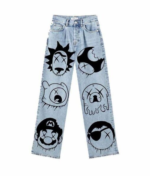 Jeans personnalisés tendance