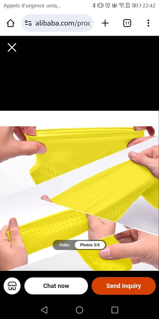 Couvre-chaussures étanches silicone