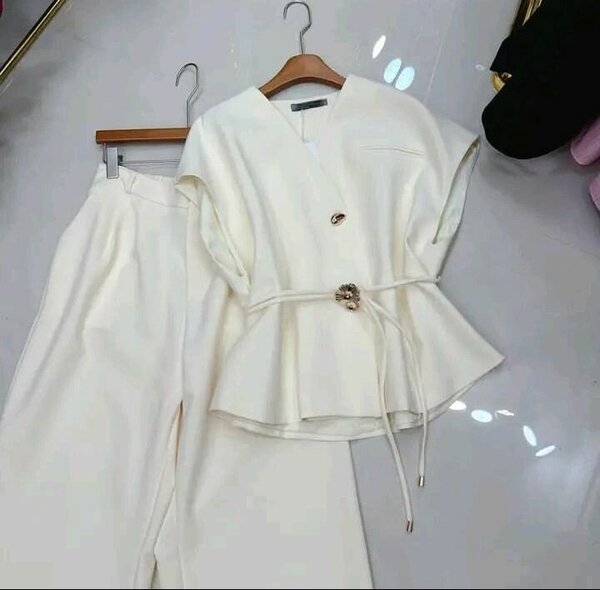 Ensemble femme chic blanc