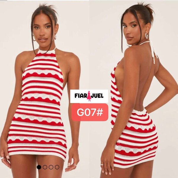 Robe Tricotée Été Femme