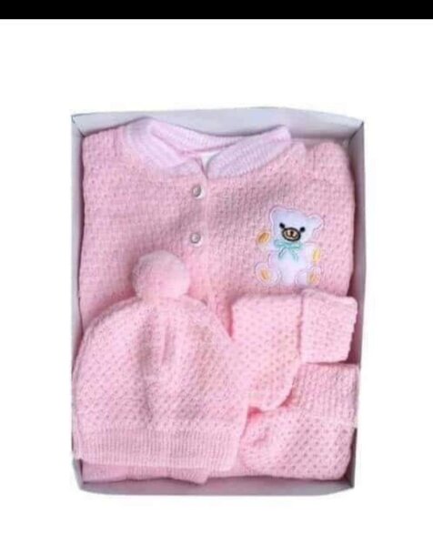 Ensemble bébé rose doux