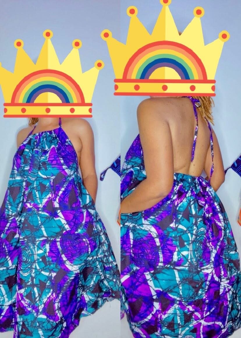 Robe d'Été Dos Nu Bohème