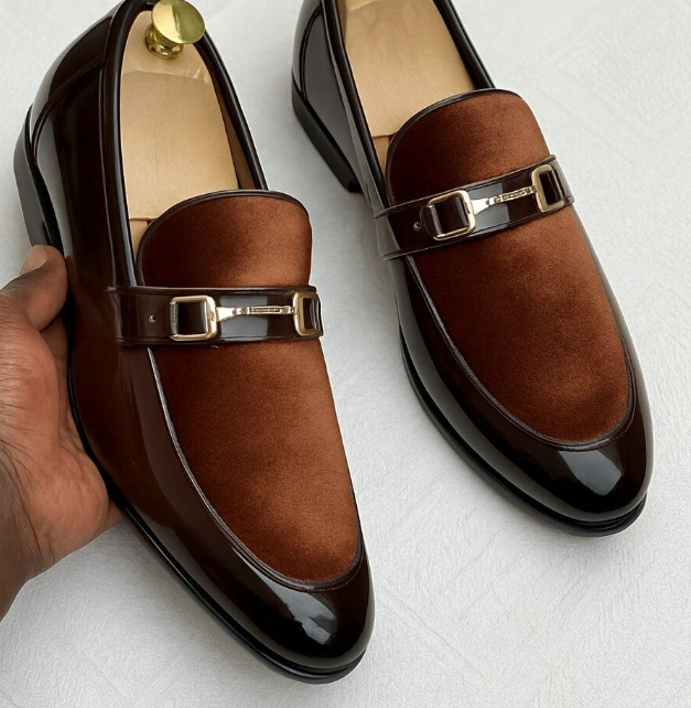 Mocassins en cuir élégant
