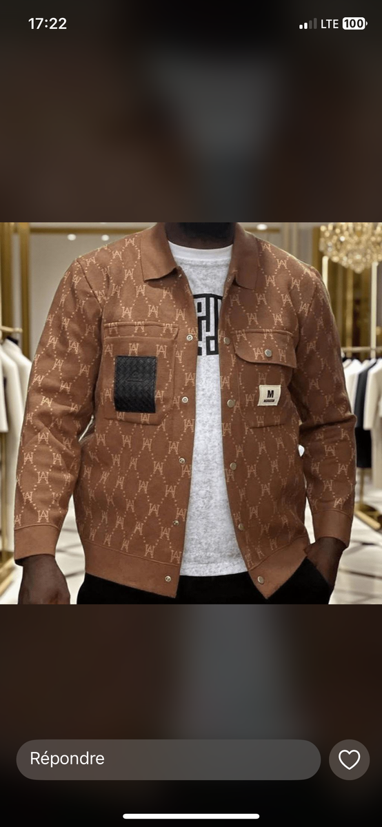 Veste homme décontractée