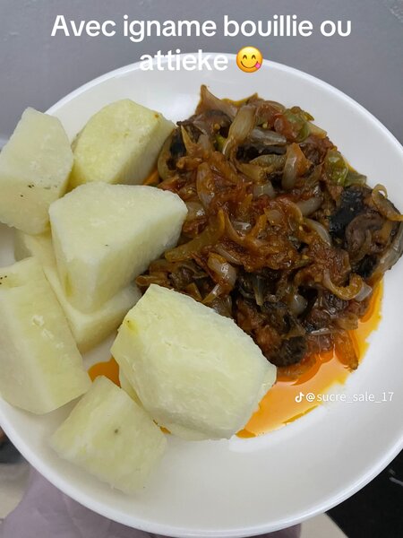 Délice d'Igname et Sauce