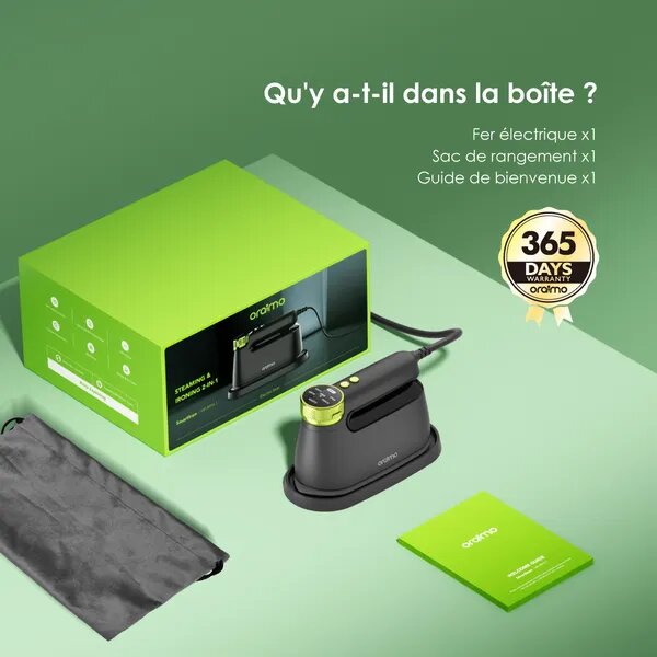 SmartIron Vapeur Oraimo 2 en 1