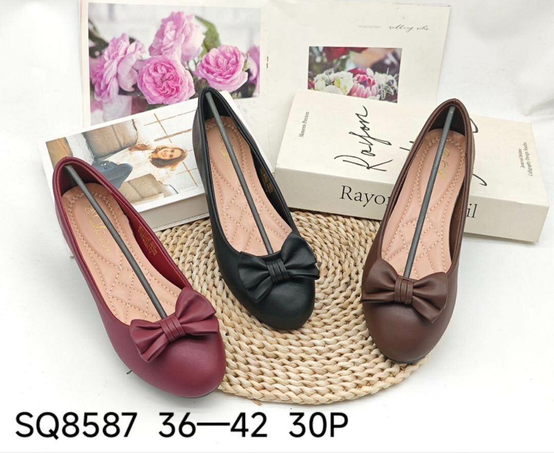 Ballerines élégantes avec nœud