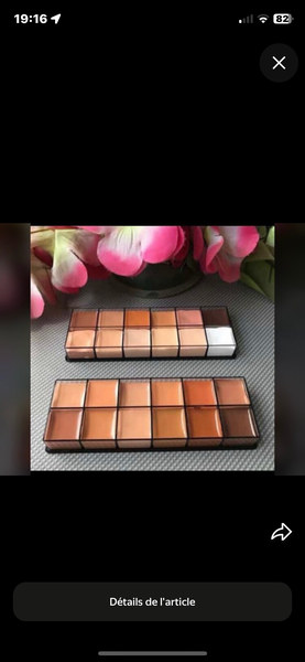 Palette de maquillage nude