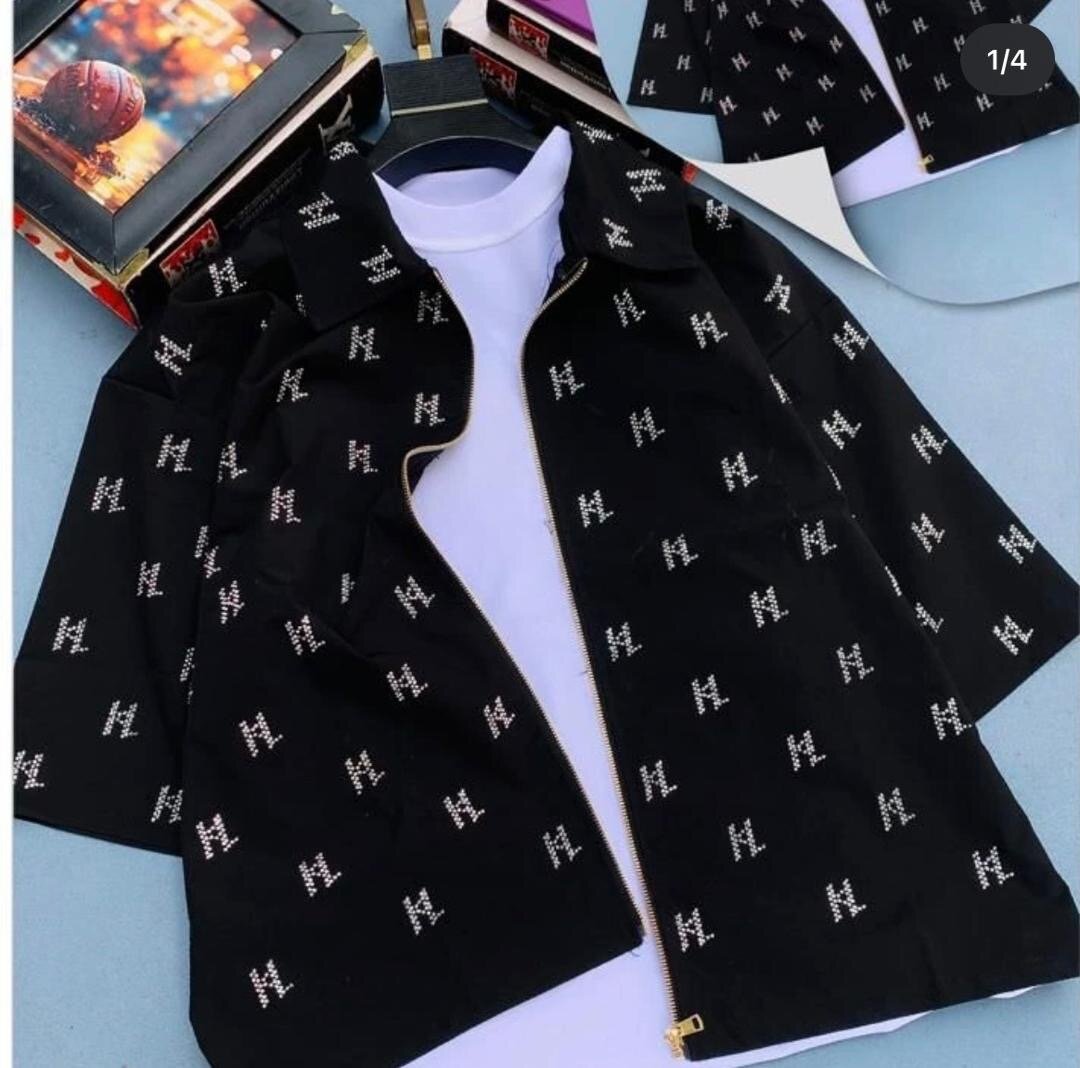 Veste légère imprimée élégante