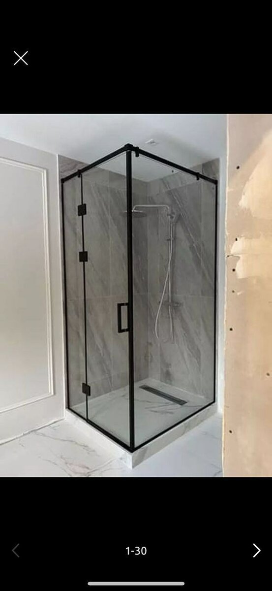 Душевые кабинки и лофт перегородки