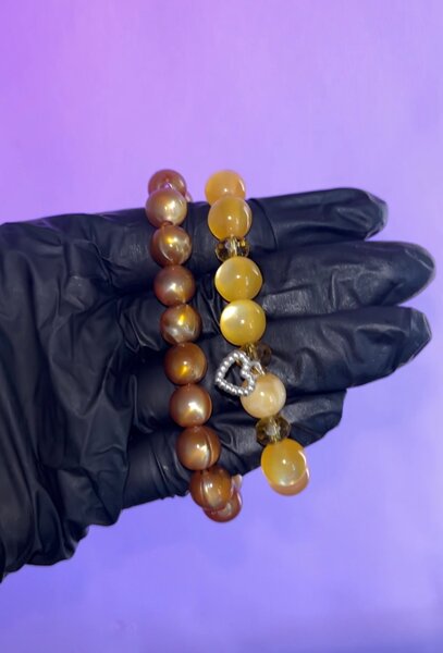 2 Bracelets en perle