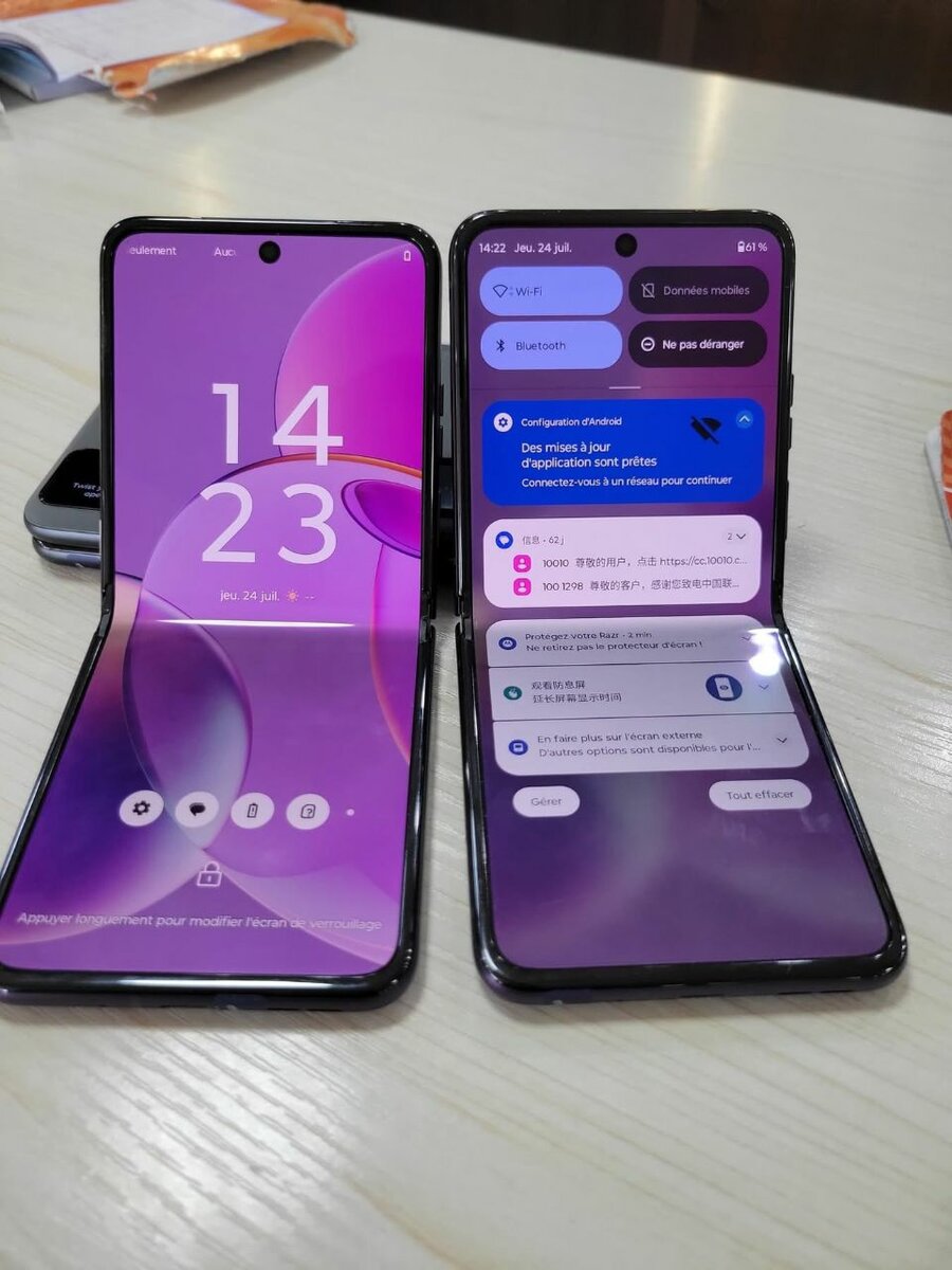 Smartphone pliable moderne