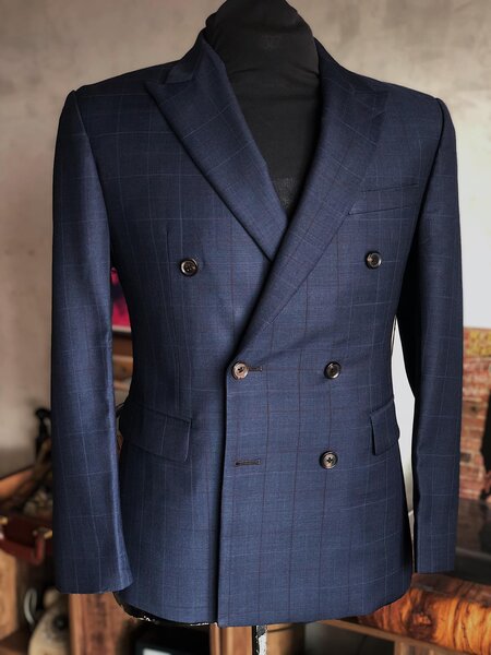 veste homme bleu foncé M
