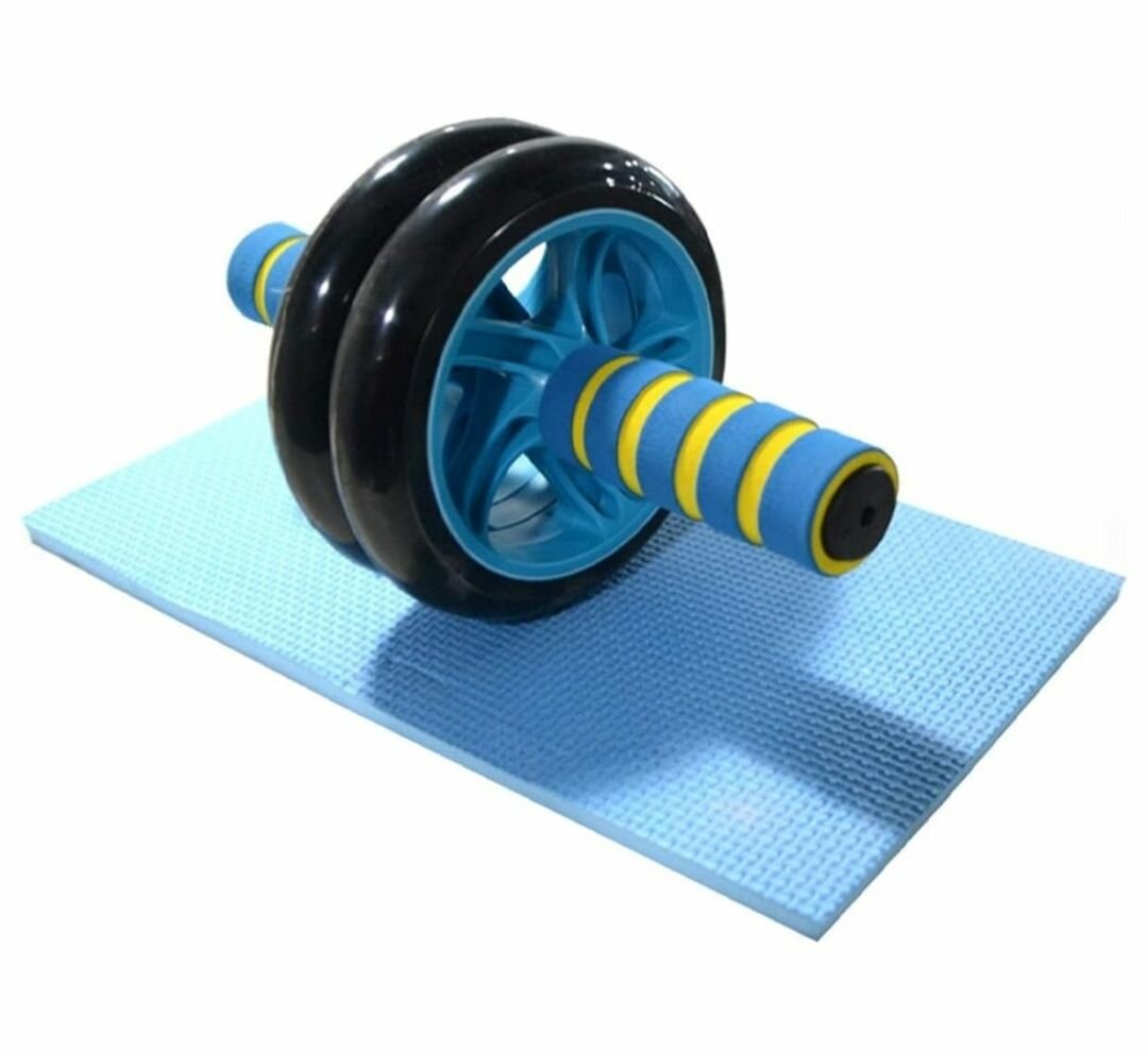 Abdominal Wheel Roller With Knee Pads Fat Burning Equipment