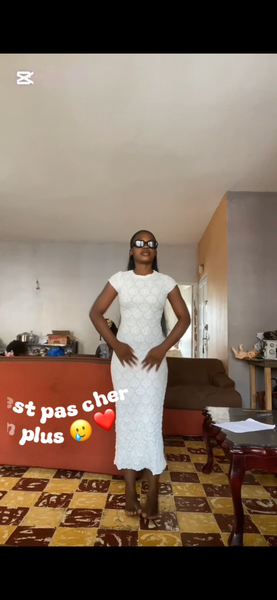 Robe blanche élégante