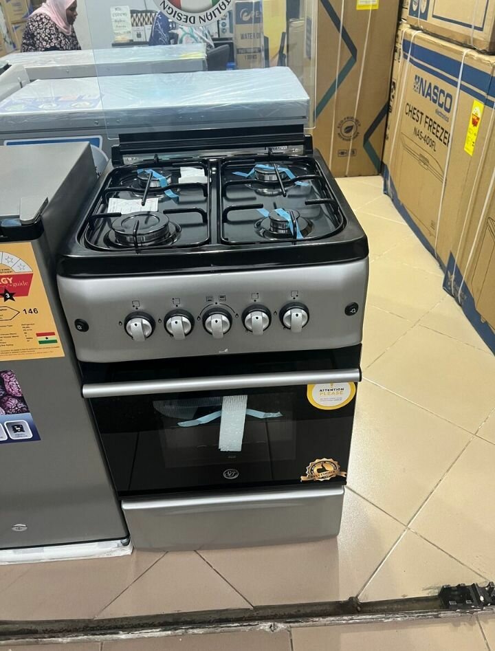 4- Burner Gas Cooker with oven and Grill