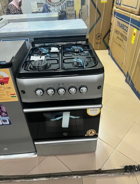 4- Burner Gas Cooker with oven and Grill