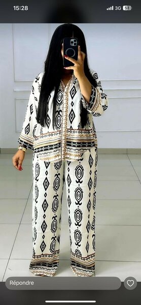 Pyjama femme ethnique chic