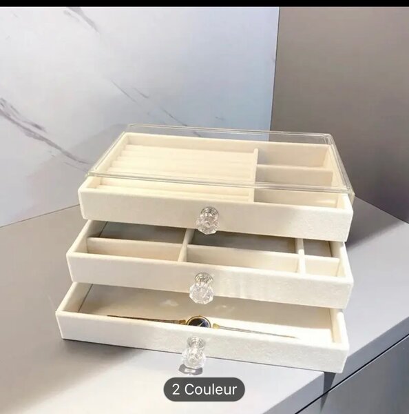 Boîtes à rangement bijoux