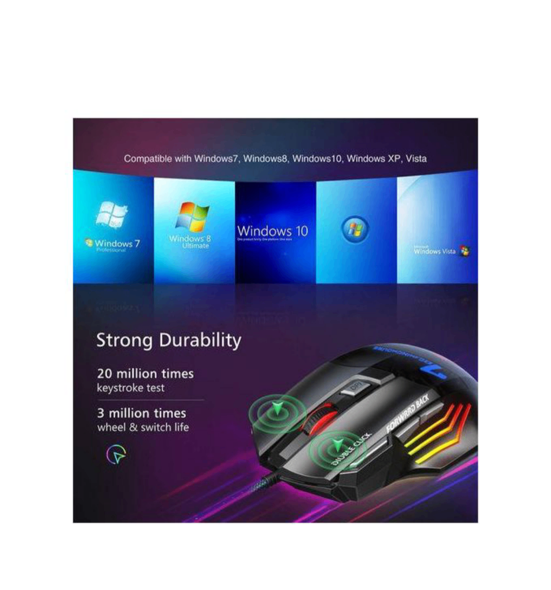 Souris filaire rgb gaming