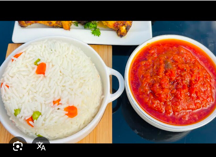 Riz sauce tomate au poulet