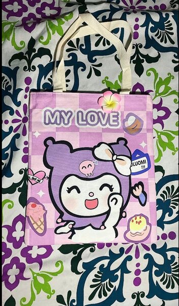 Sac fourre-tout kawaii imprimé