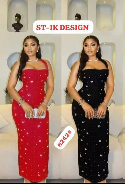 Robe longue brillante ST-IK DESIGN