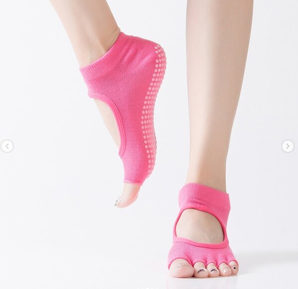 Идеальные носки для йоги и фитнеса! 🧘‍♀️