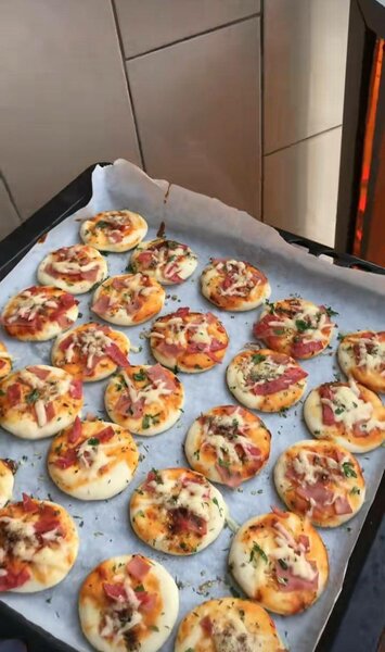 Minis-pizzas savoureuses