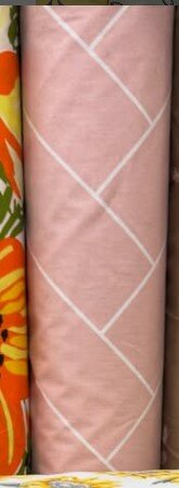 Рулон красивой узорчатой ткани Ранфорс