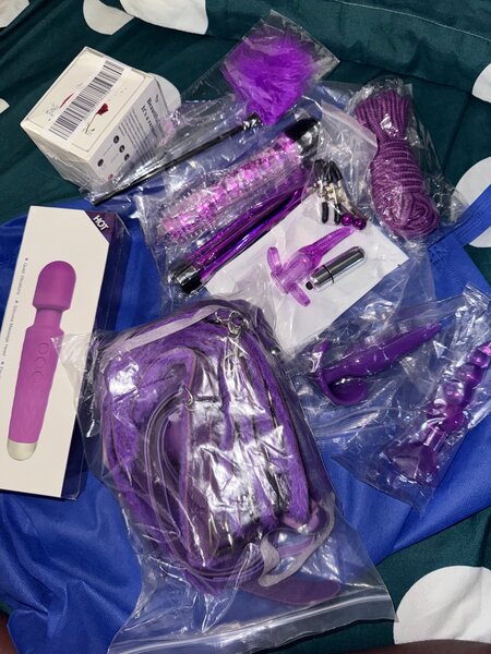 Kit BDSM Violet 15 Pièces