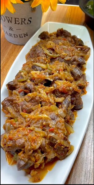 Gésier de poulet sauté