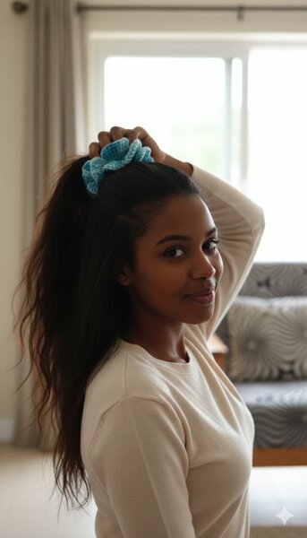 Chouchous en crochet colorés