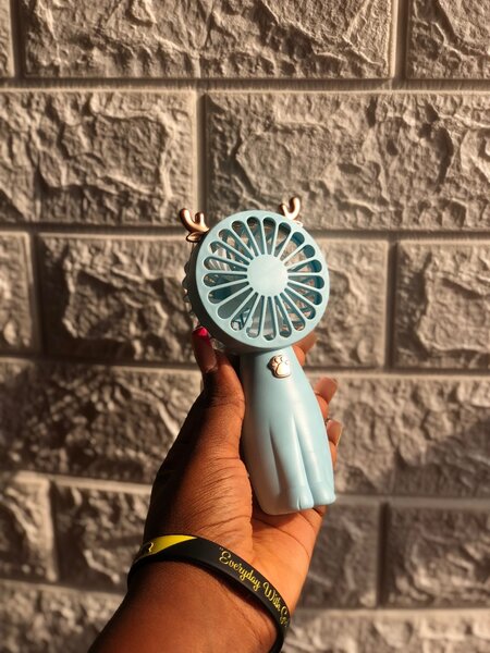 Handheld mini fan