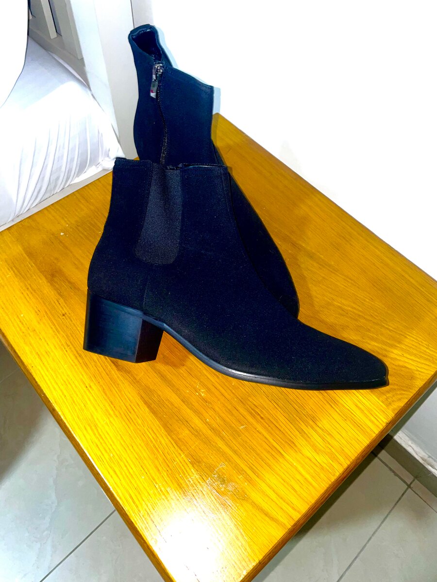 Bottines Noir Élégantes Homme