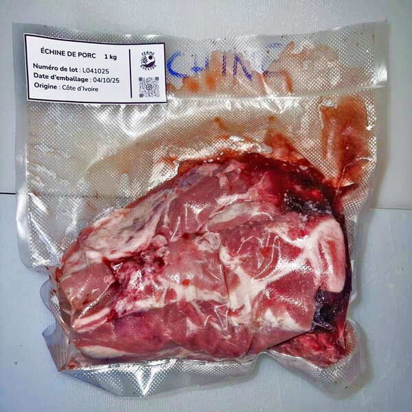 Échine de Porc local