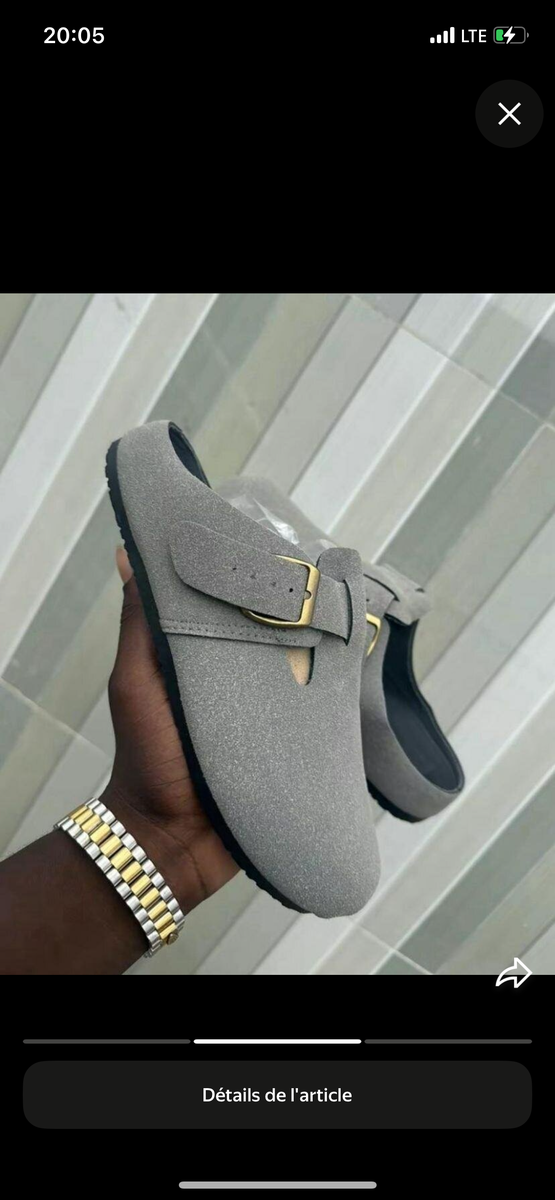 Babouche confortable