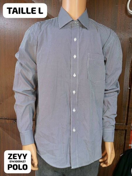 Chemise homme manches longues
