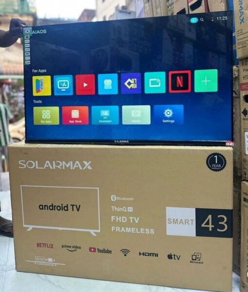Téléviseur SOLARMAX 43'' Android Smart TV FHD