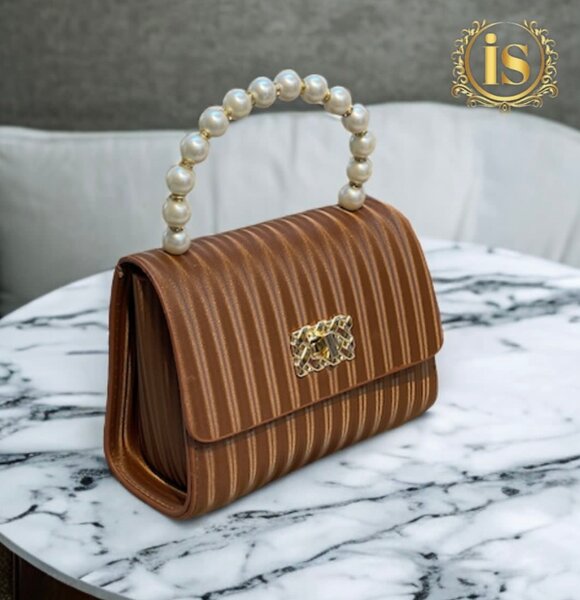 Sac à main perles chic