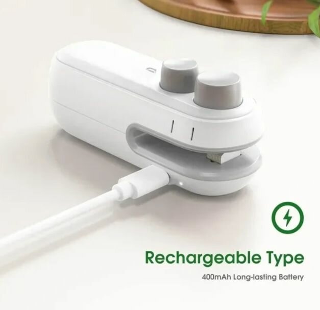 Scelleur et coupe-sac rechargeable