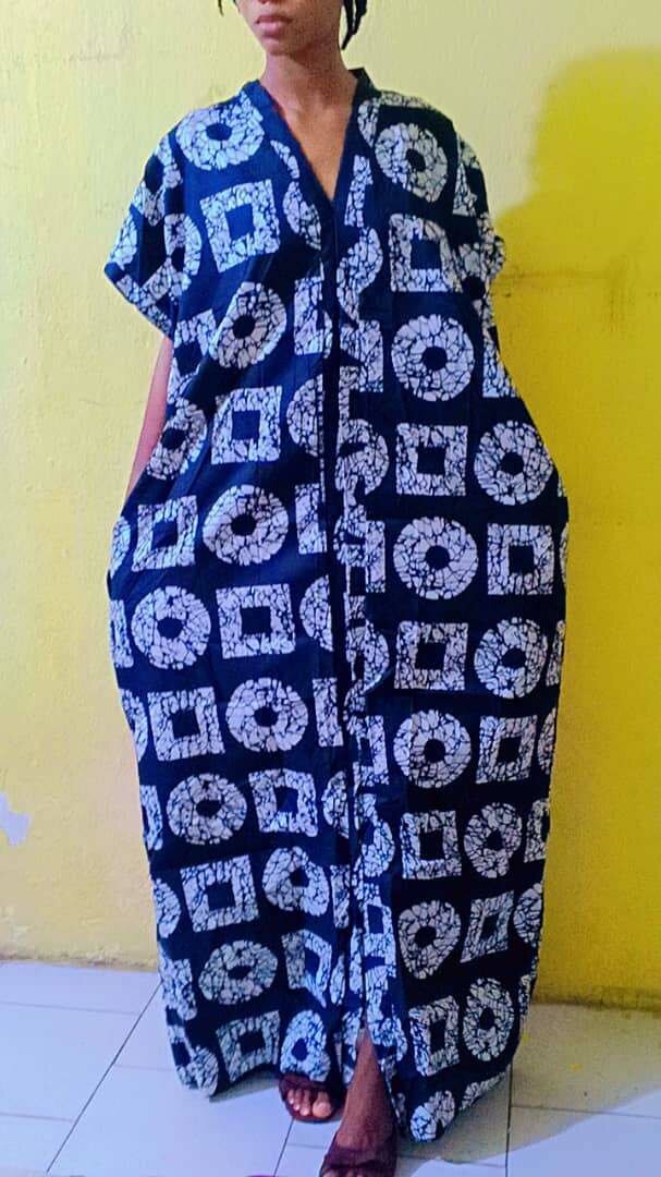 Boubous femme tissu ankara