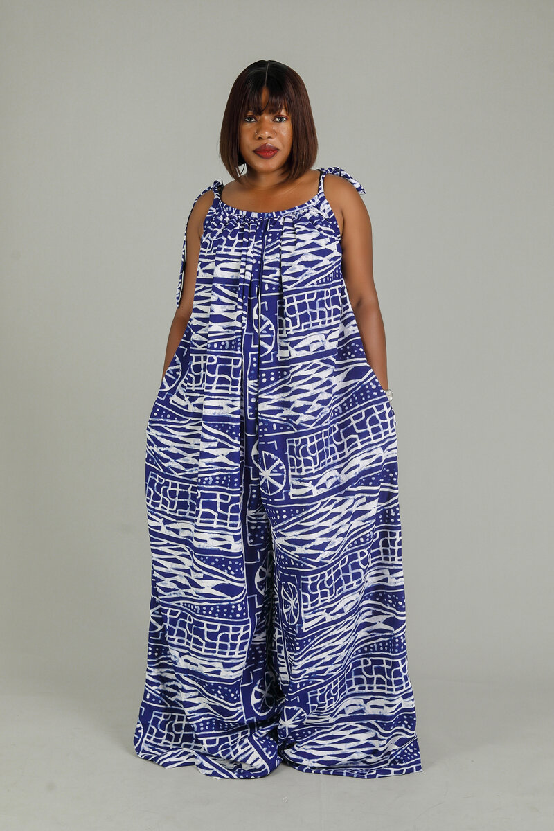 Combinaison imprimée chic